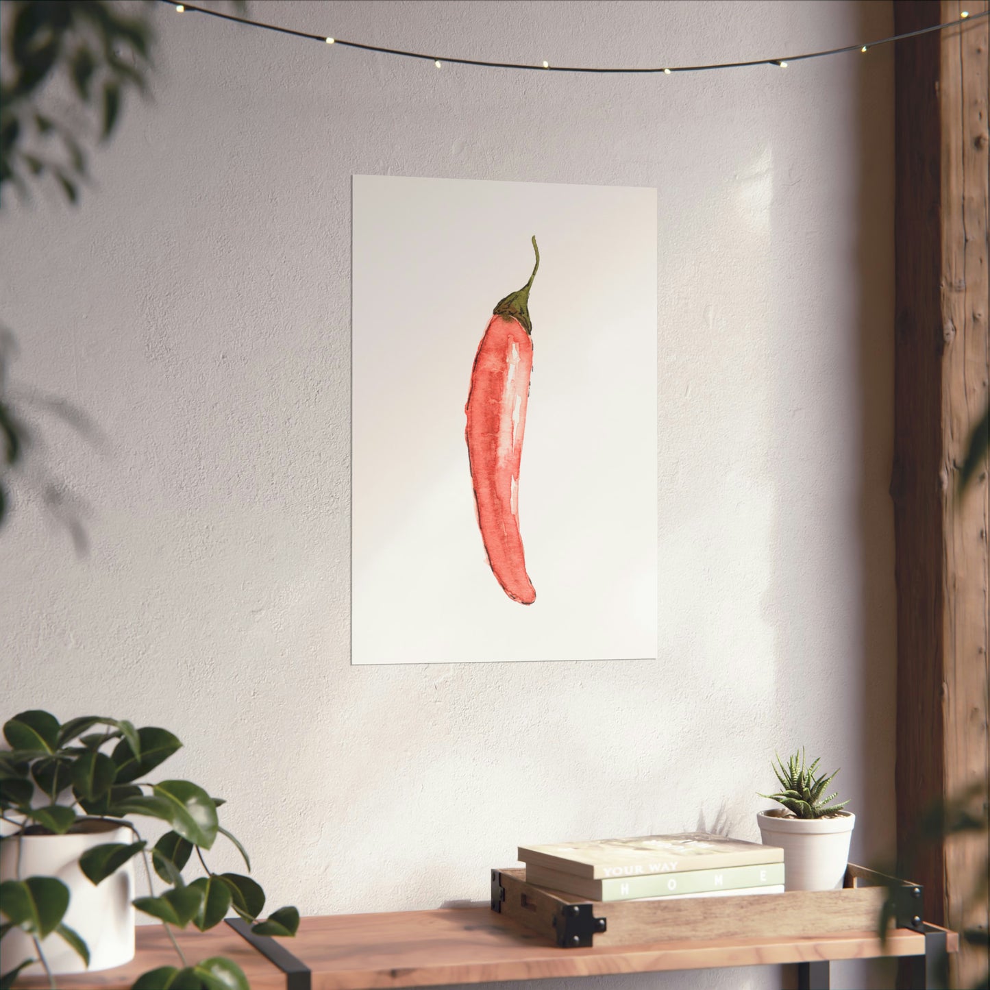 Serrano Pepper Print
