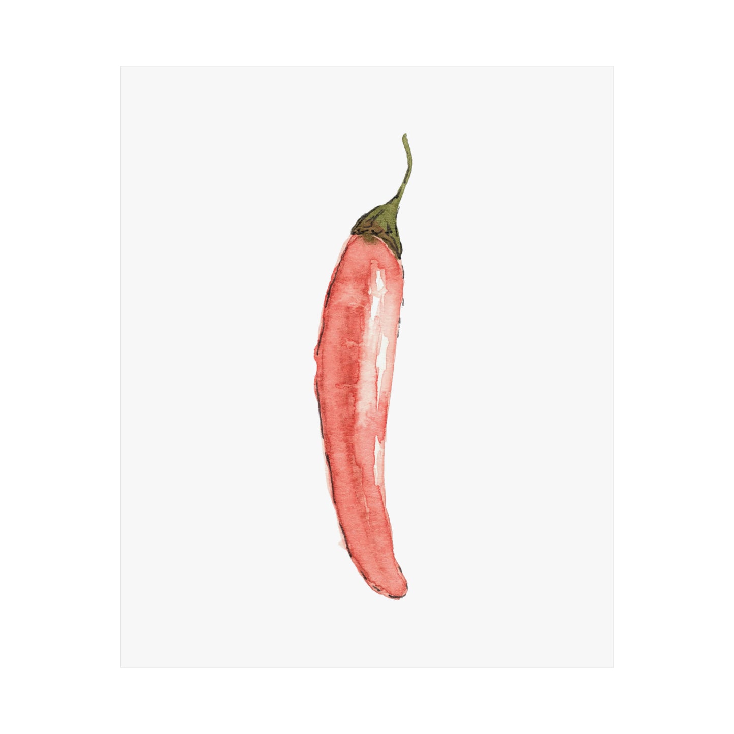 Serrano Pepper Print