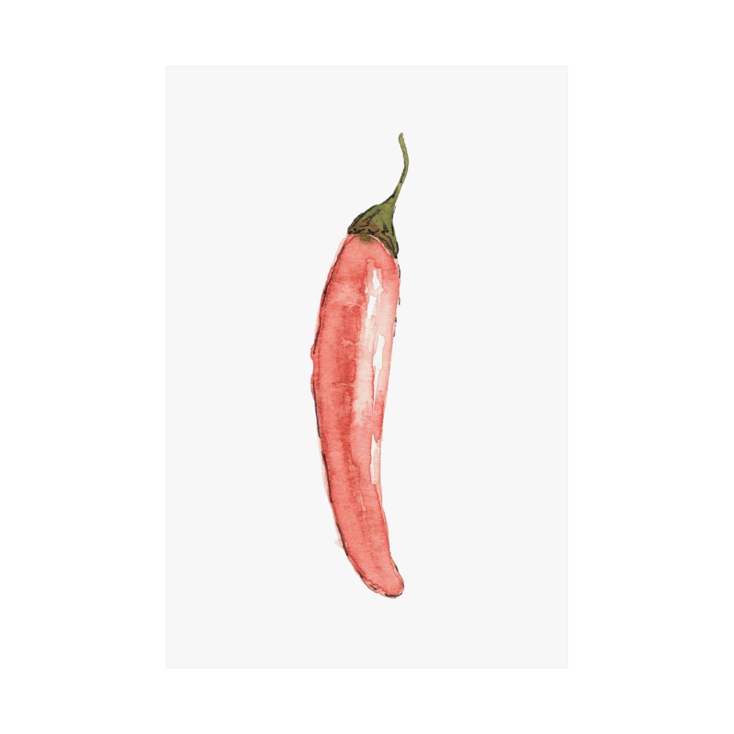 Serrano Pepper Print