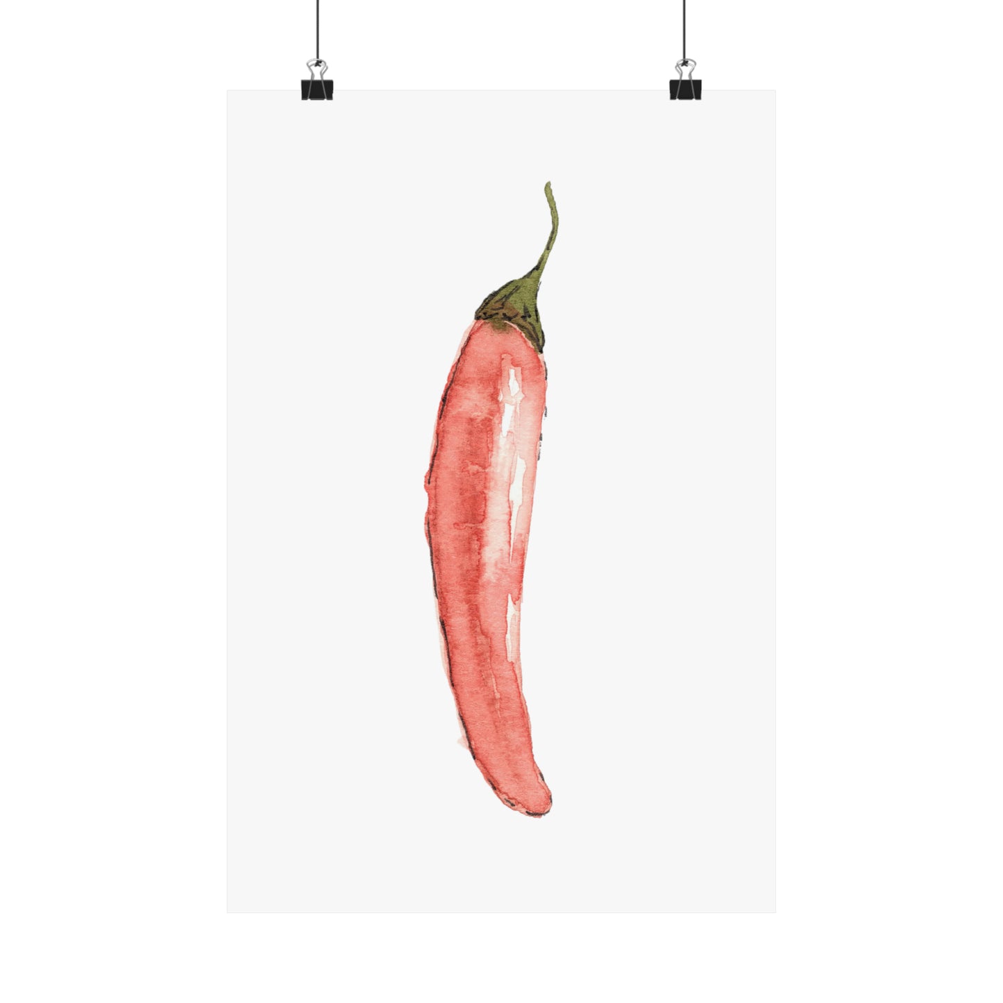 Serrano Pepper Print