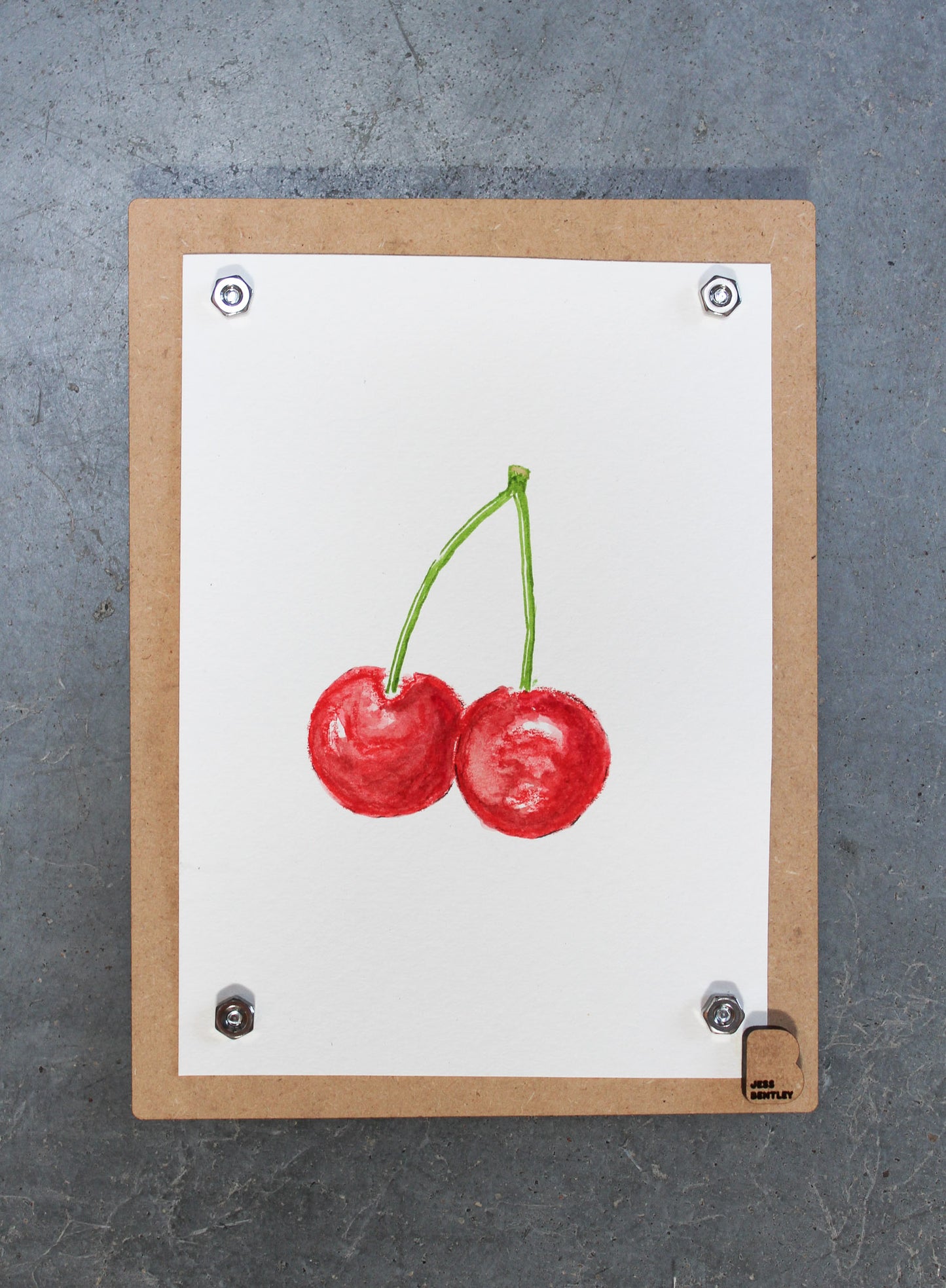Cherries Original Watercolor