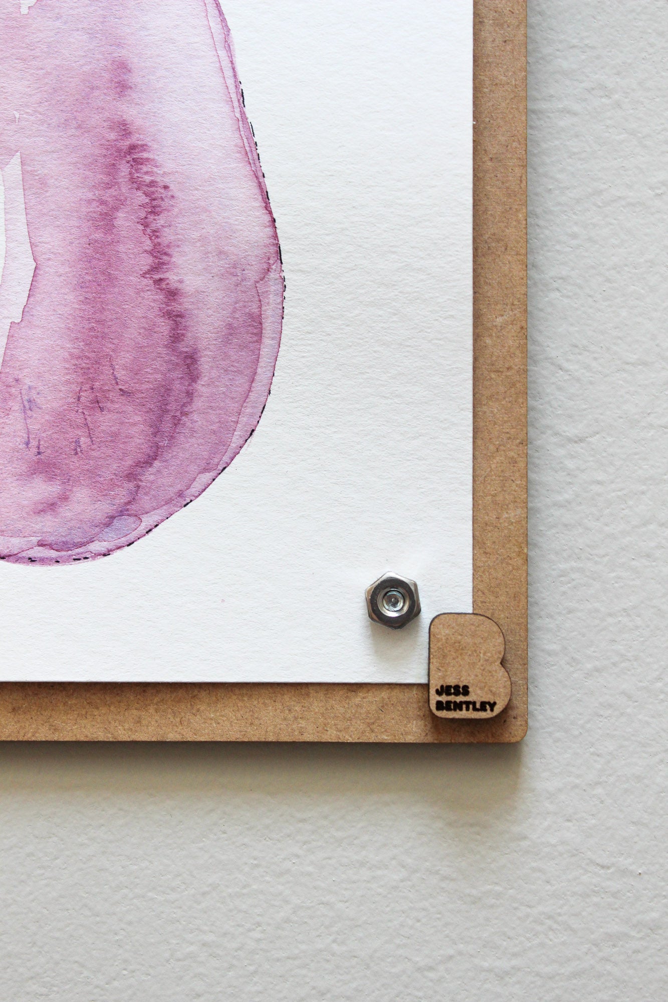 Eggplant Original Watercolor