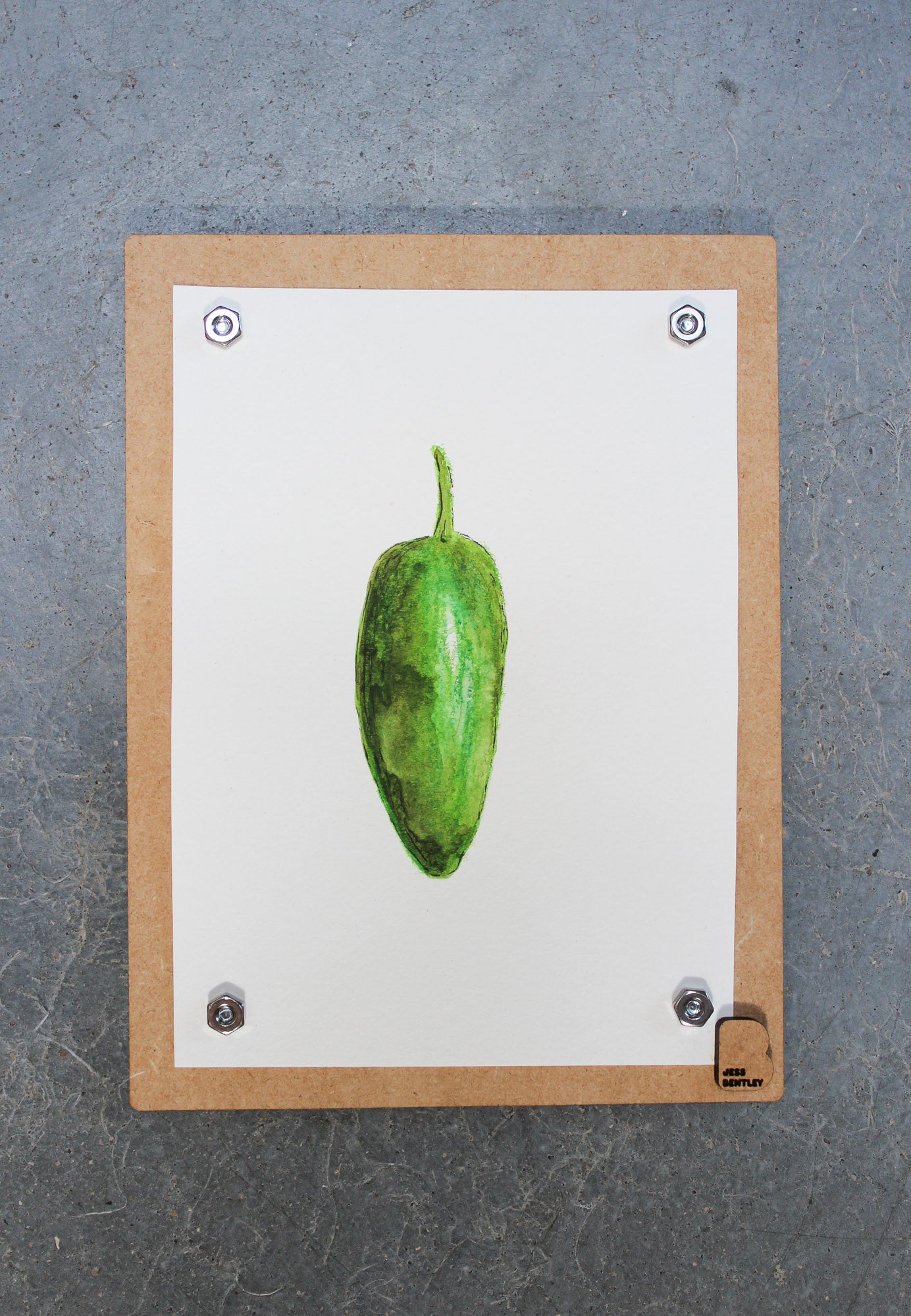 Jalapeño Original Watercolor