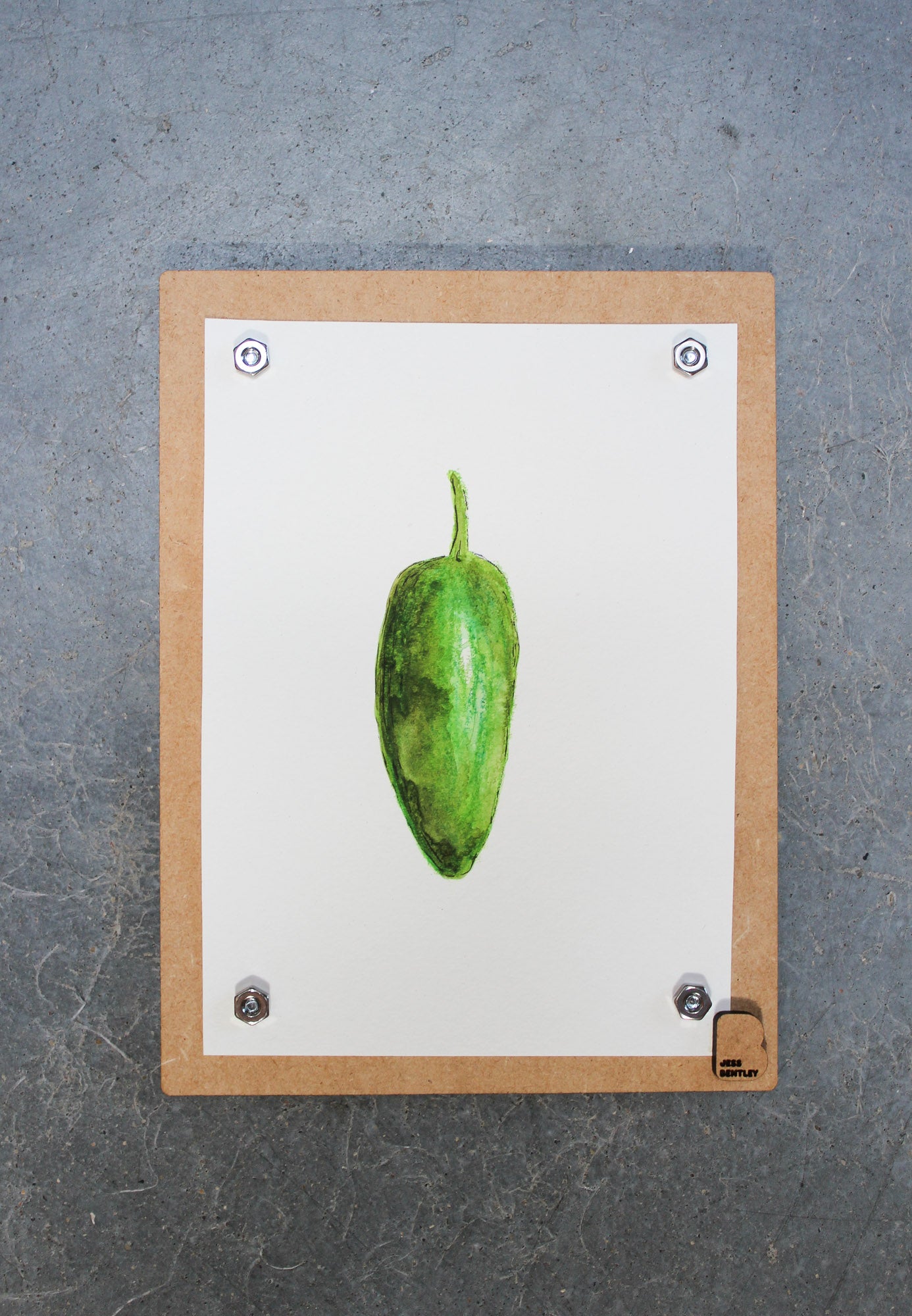 Jalapeño Original Watercolor