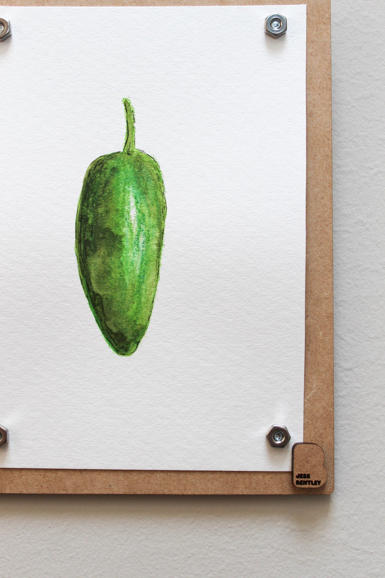 Jalapeño Original Watercolor
