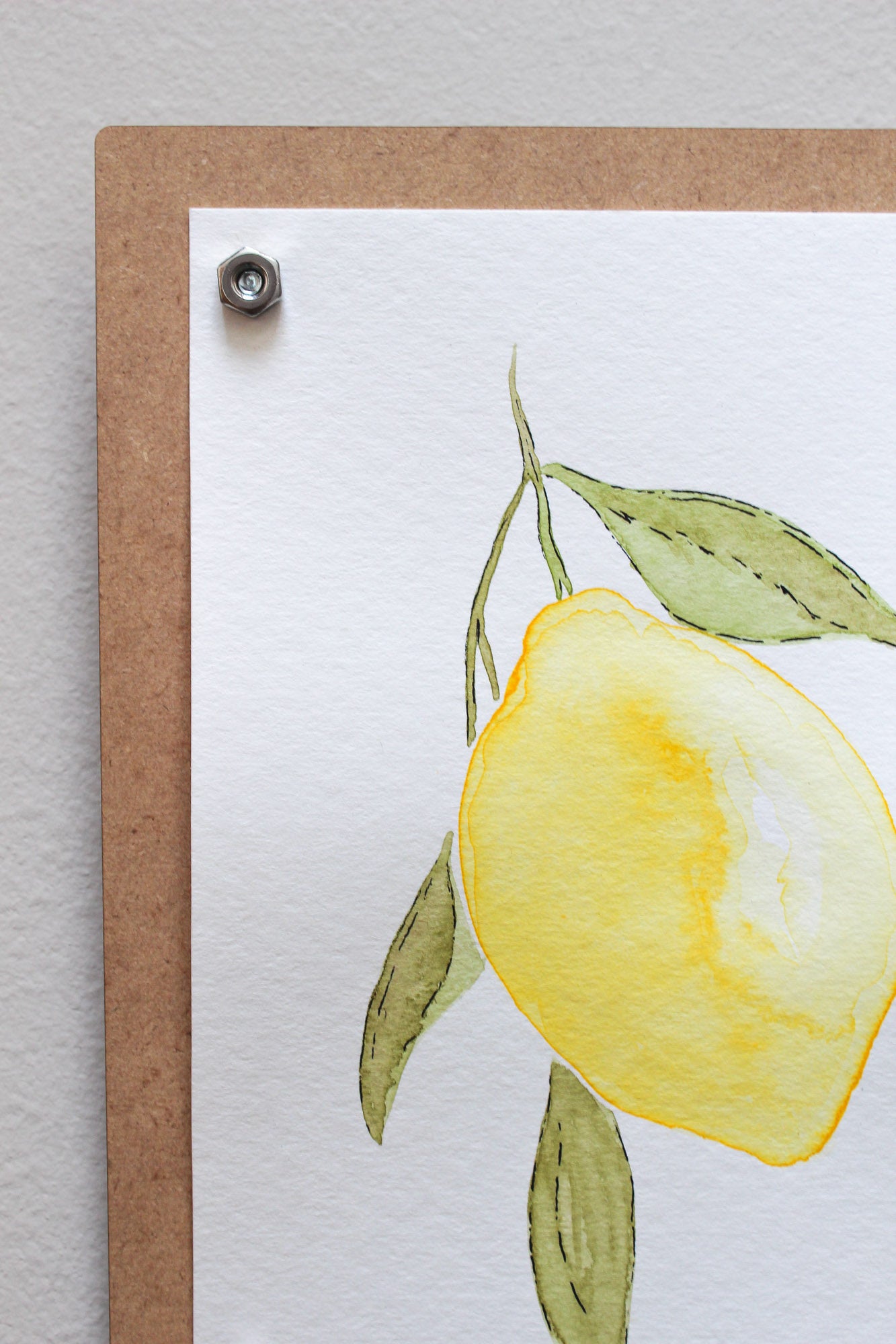 Lemon Original Watercolor