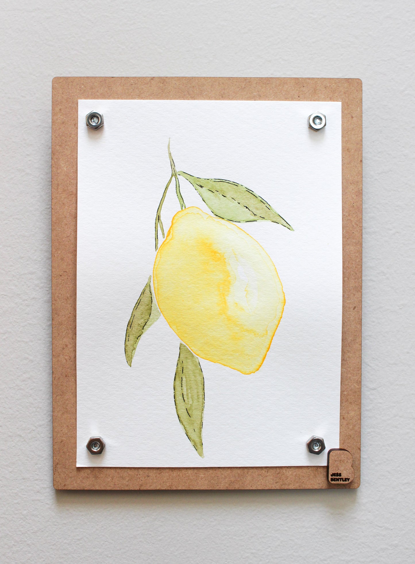 Lemon Original Watercolor