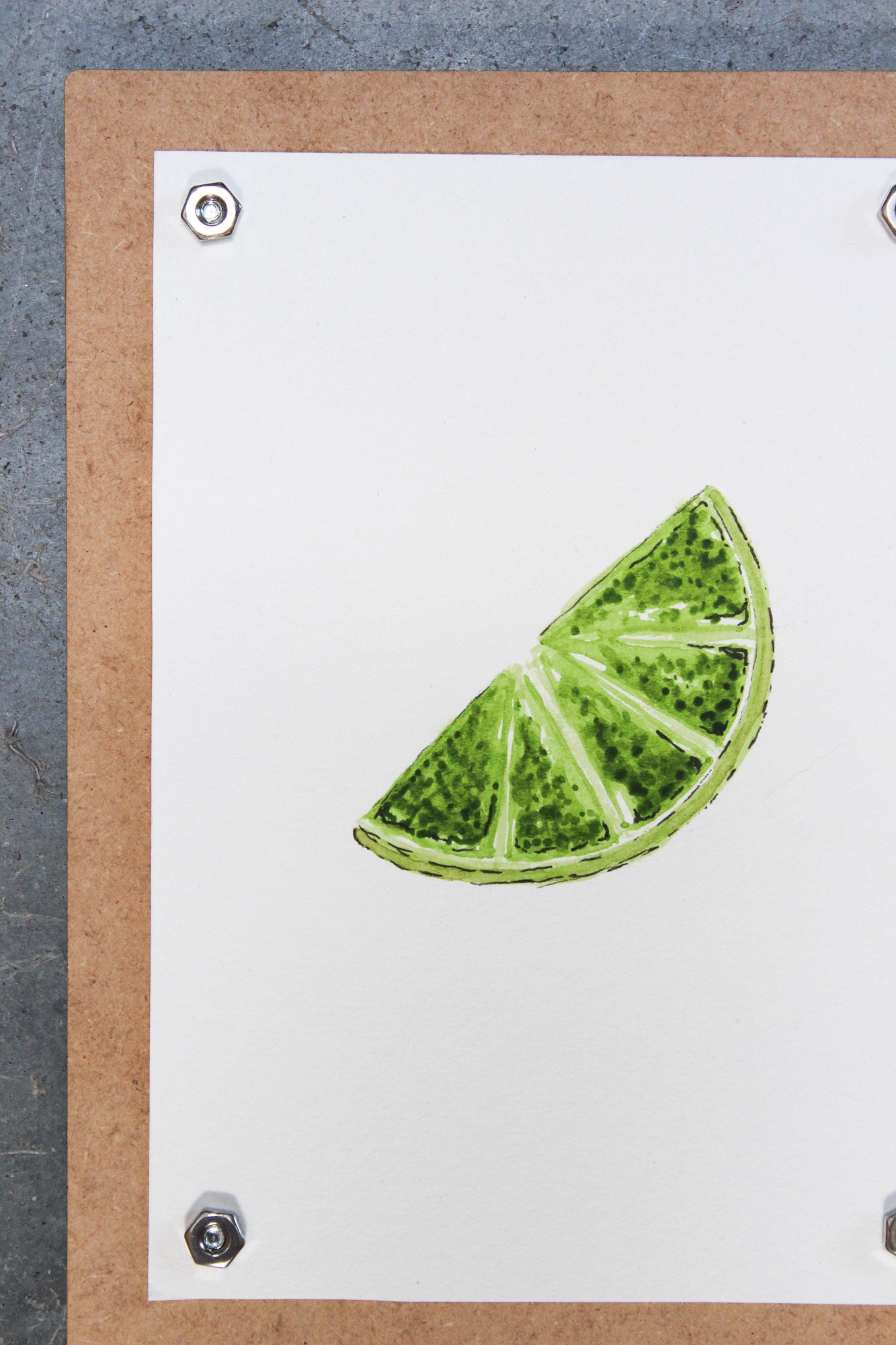 Lime Original Watercolor