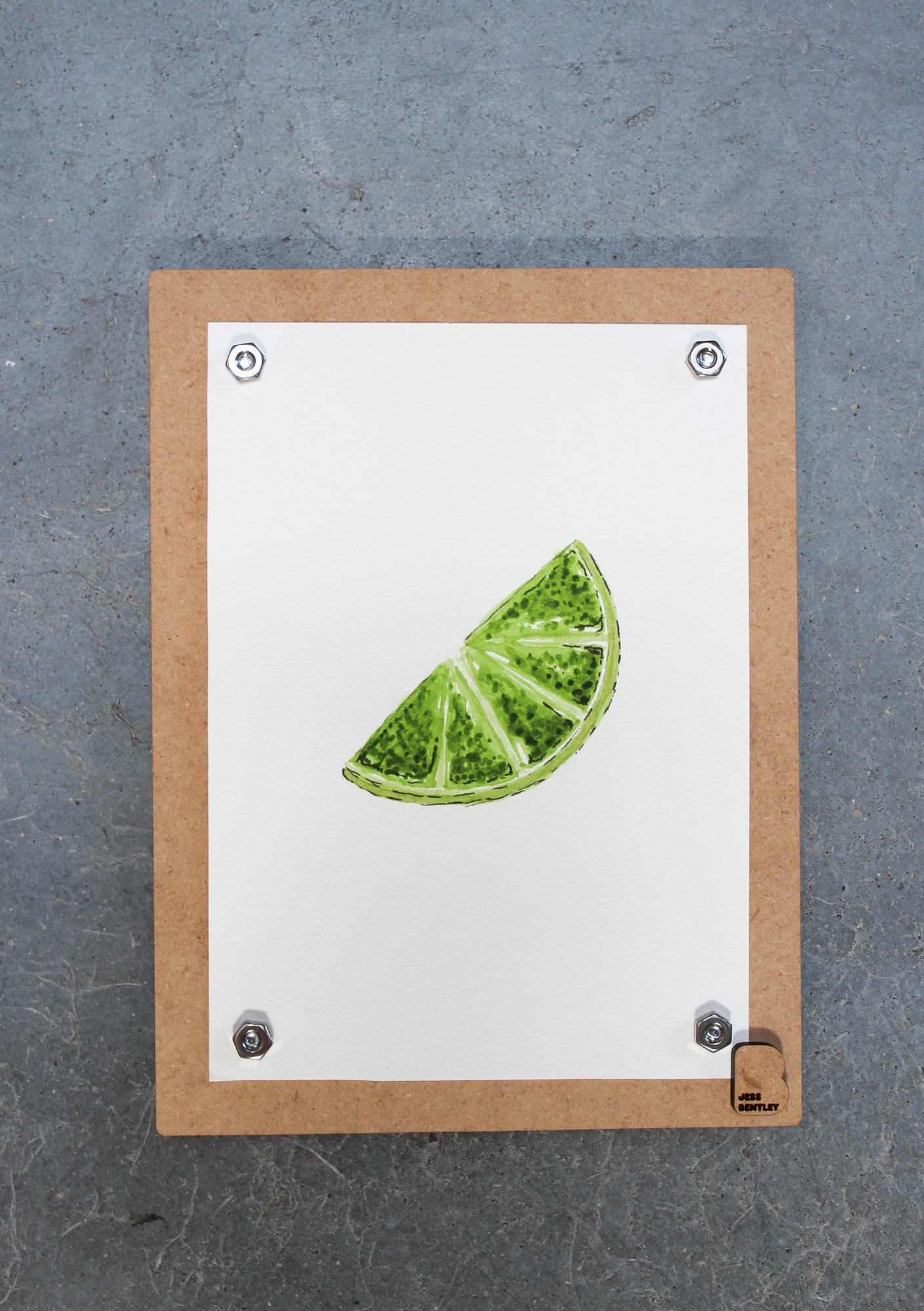 Lime Original Watercolor