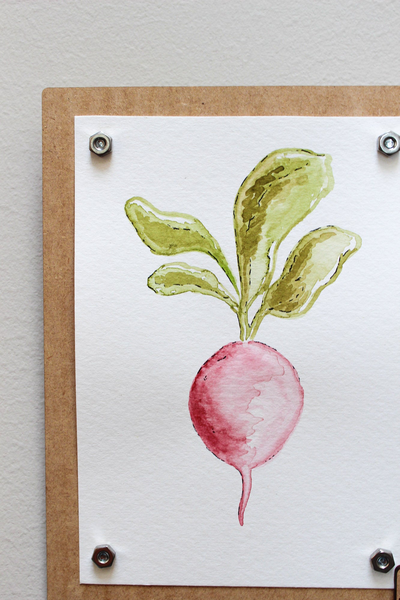 Radish Original Watercolor