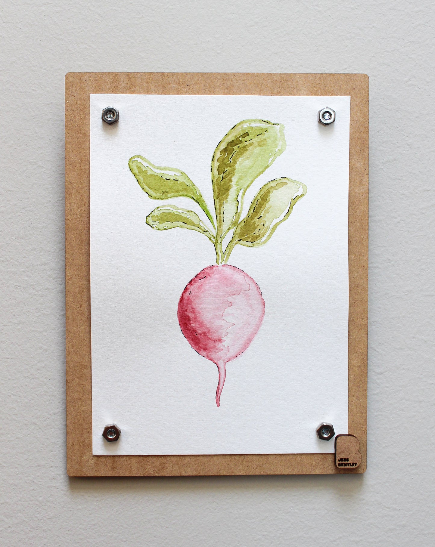 Radish Original Watercolor