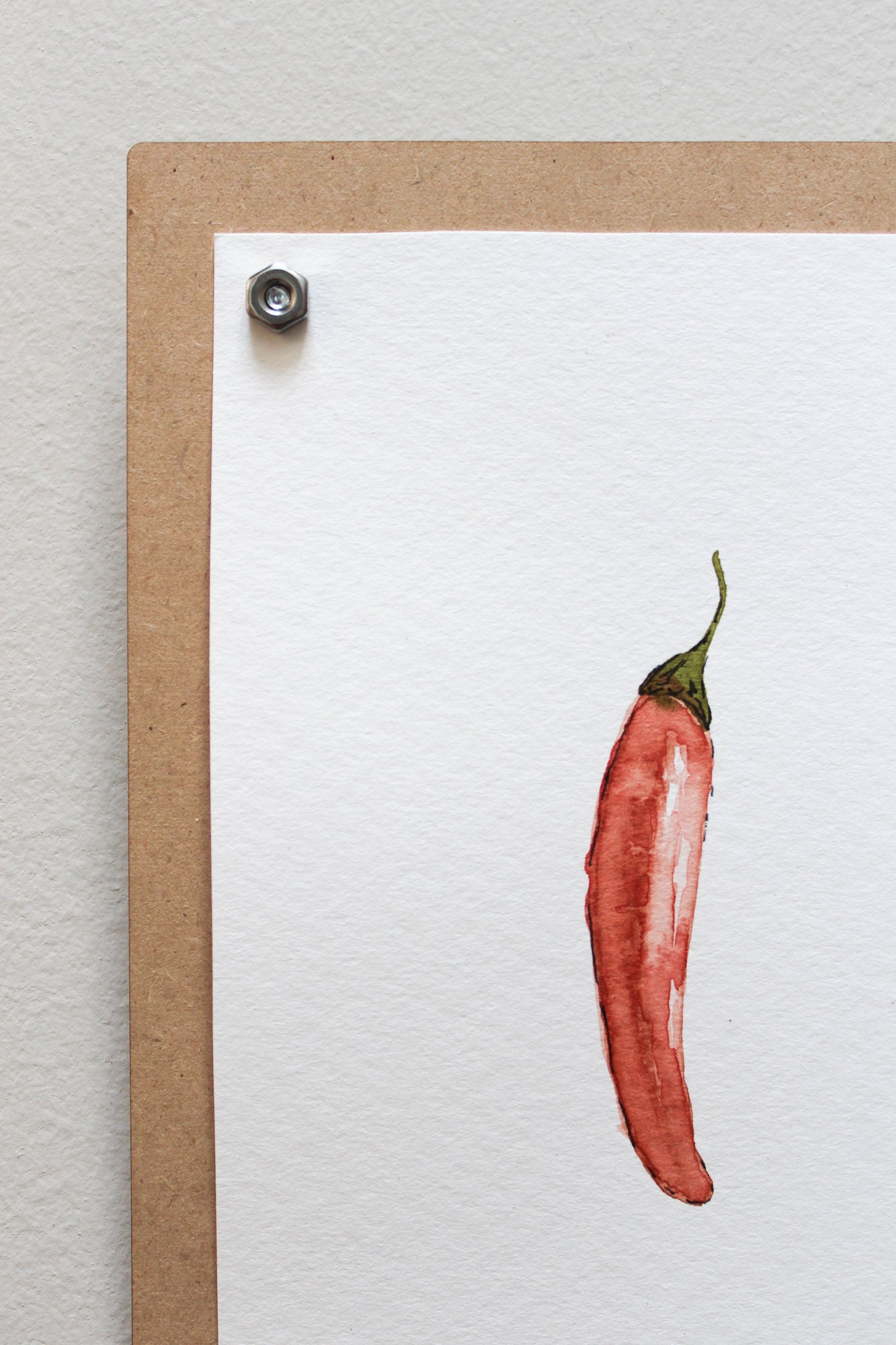 Serrano Original Watercolor