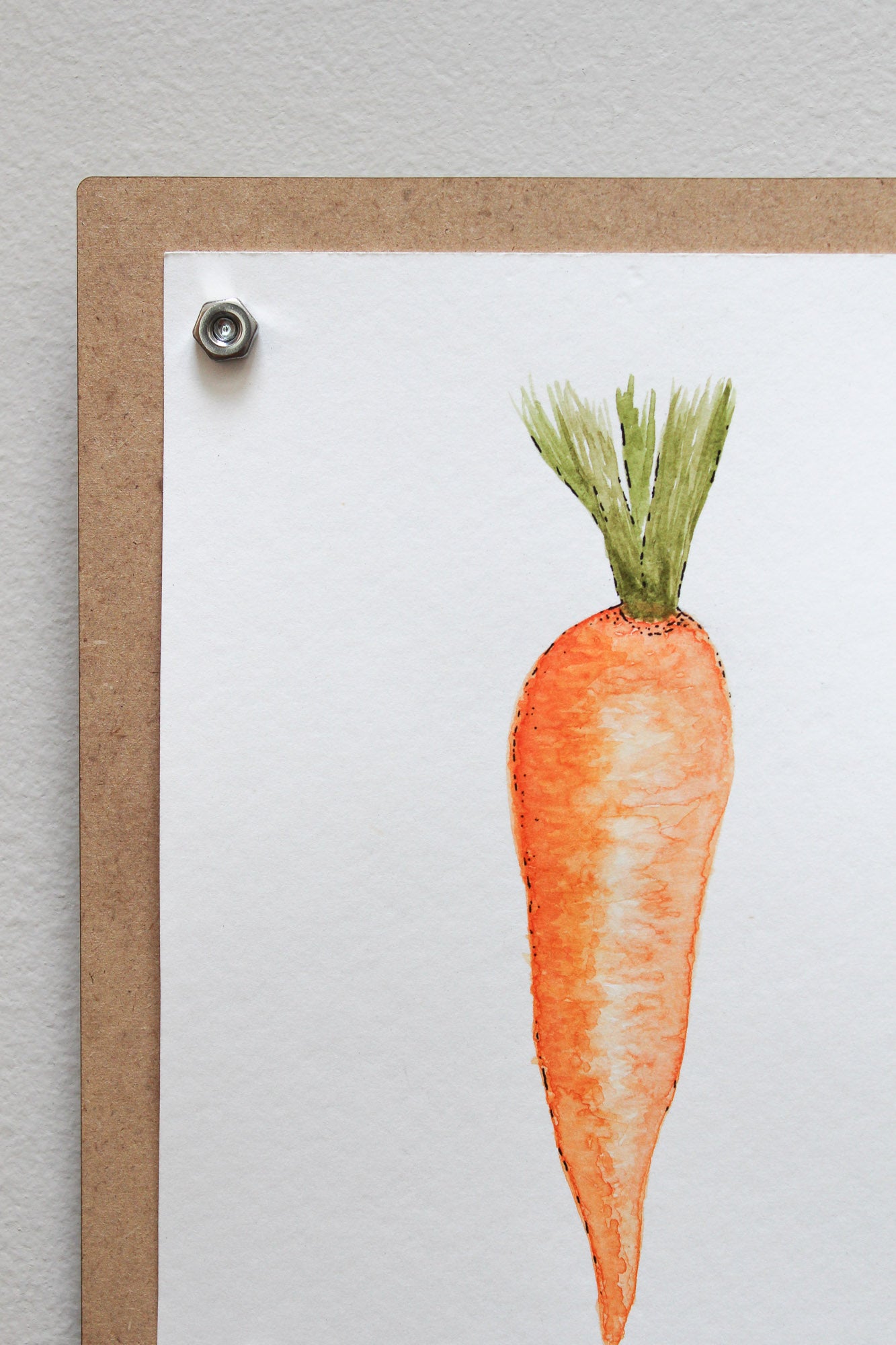 Carrot Original Watercolor