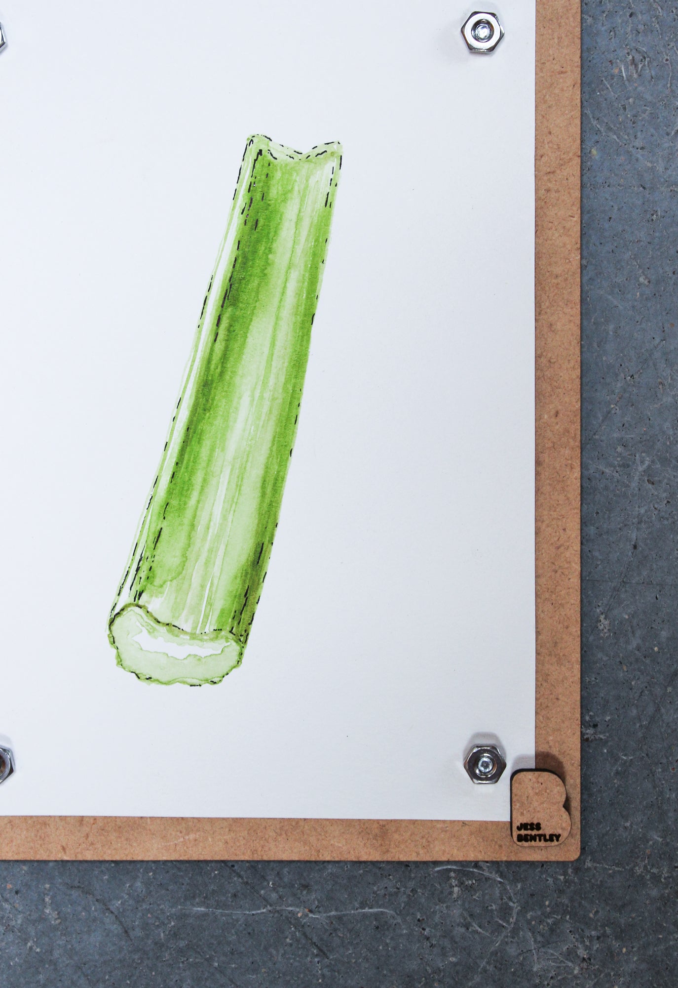 Celery Original Watercolor