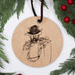 Personalized Drawing Ornament