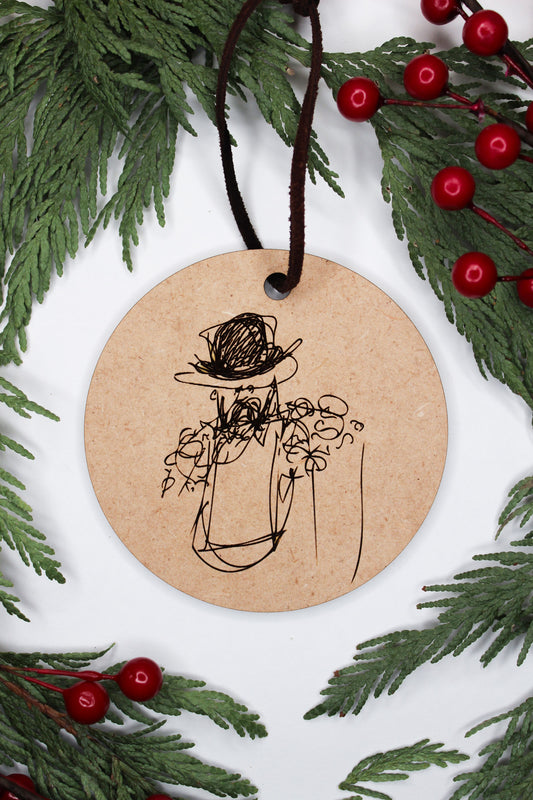 Personalized Drawing Ornament