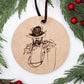 Personalized Drawing Ornament