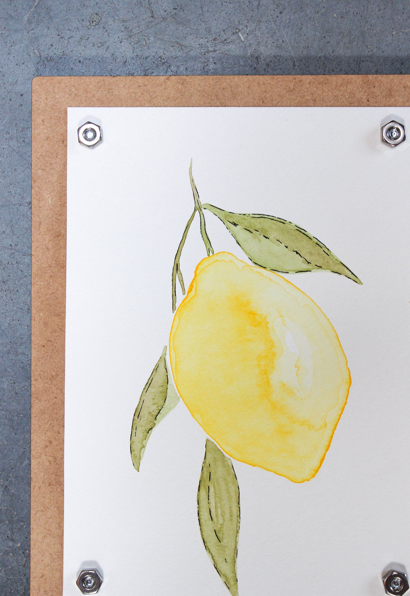 Lemon Original Watercolor